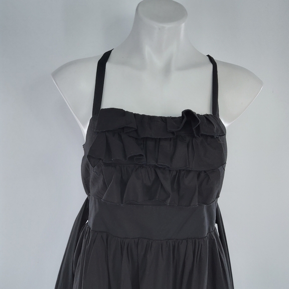 FIRE LA front ruffle dress L - Picture 2 of 9